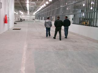 bare concrete evaluation on industrial floors