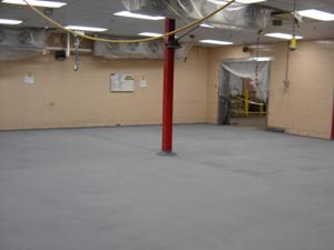 floor coating for frozen food manufacturing
