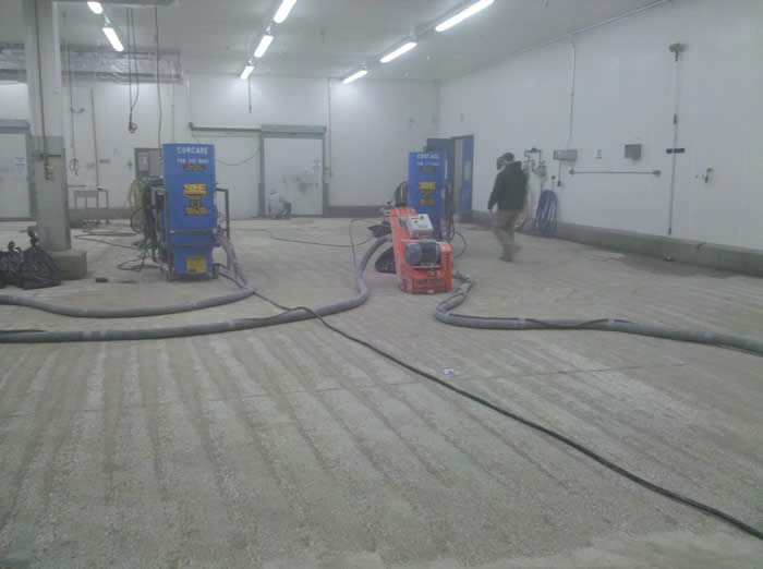 scarify industrial concrete floor
