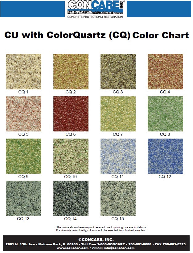 mm color chart