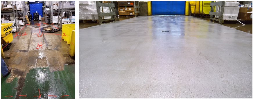 MMA floor coating freezer
