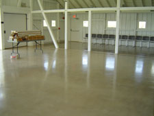 concrete flooring system shineright warehouse