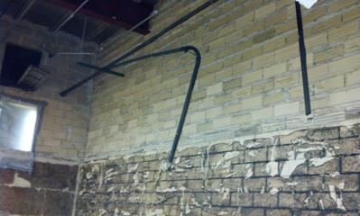 walls before protective coating